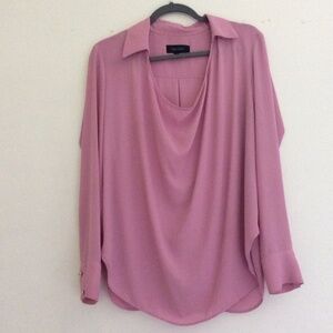 Karen Kane pink blouse medium
